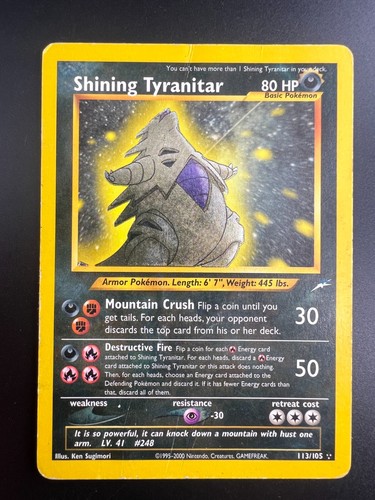 Shining tyranitar 113 - tyranitar,