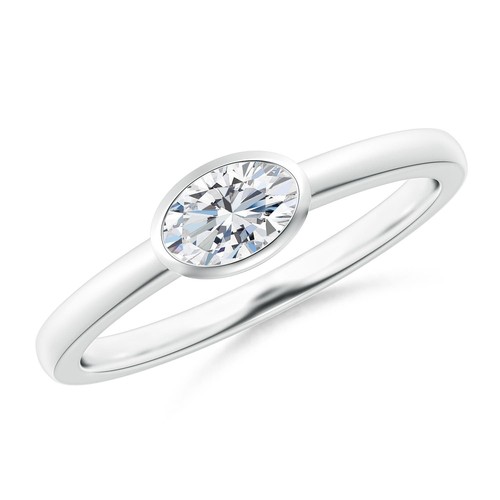 Angara anello solitario 14k - angara,
