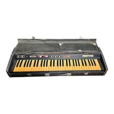 Pianoforte combinato elettronico vintage Multivox MX-20 si accende non testato così com'è portatile 