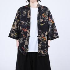 Uomo Giapponese Kimono Giacca