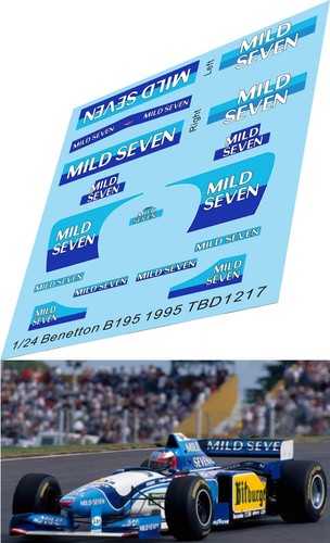 Decals per benetton - 1/24,