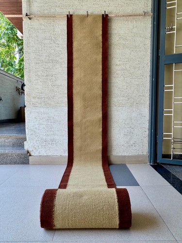 Runner kilim lana terracotta