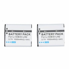 2X Batteria Li-50B per OLYMPUS