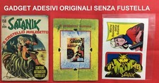 SATANIK N.158 CORNO PRIMA ED. 27/01/1971 GADGET ADESIVI ORIGINALI SENZA FUSTELLA