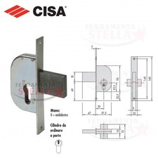 SERRATURA A INFILARE CISA