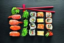 Sushi Print PVC Induction Hob