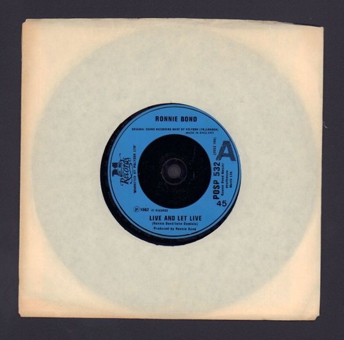 Ronnie bondlive and - ronnie, bond(7"