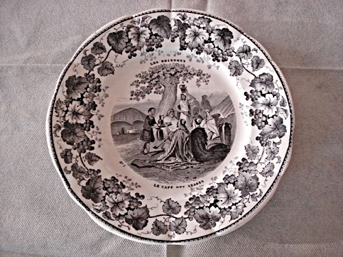 Antico piatto ceramica - piatto,