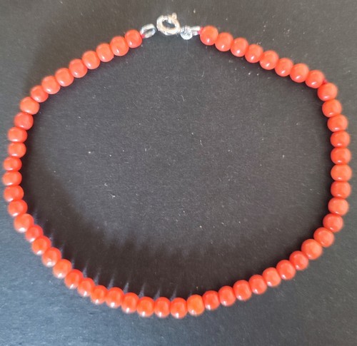 Bracciale vero corallo - corallo, con