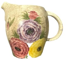 🌸🥛 Brocca latte vintage RADFORD ENGLAND dipinta a mano floreale Cottagecore 5"