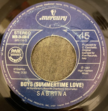 Mercury MER-24-830 ed1 PHILIPPINES PRESS. Sabrina: Boys (Summertime Love) ITALO