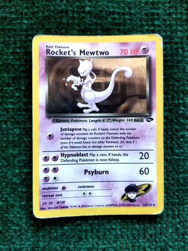 Rocket mewtwo holo prima - rocket's,