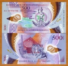 Vanuatu, 500 vatu, 2017, P-18, POLIMERO, UNC