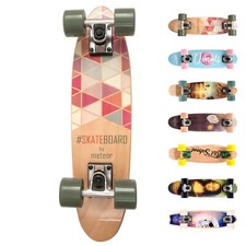 Skateboard legno tavola kickboard bambini acero old school skate canadese ABEC-7