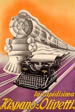 Poster Manifesto Locandina Pubblicitaria Stampa Vintage Macchine Olivetti Torino