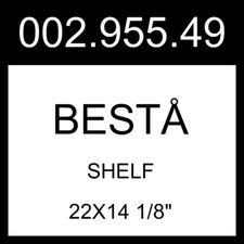 IKEA BESTA BESTÅ Shelf White