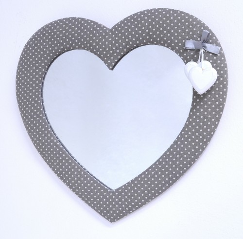 Specchio decorativo cuore - a,