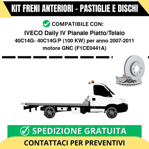 Kit freni anteriori - kit,