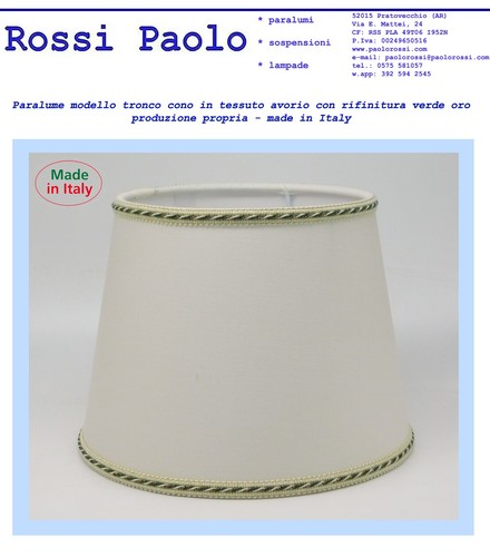 Paolo rossi paralume - , prime