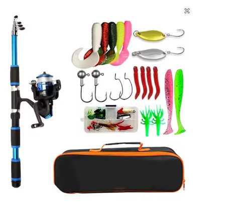 Set canne pesca - di,