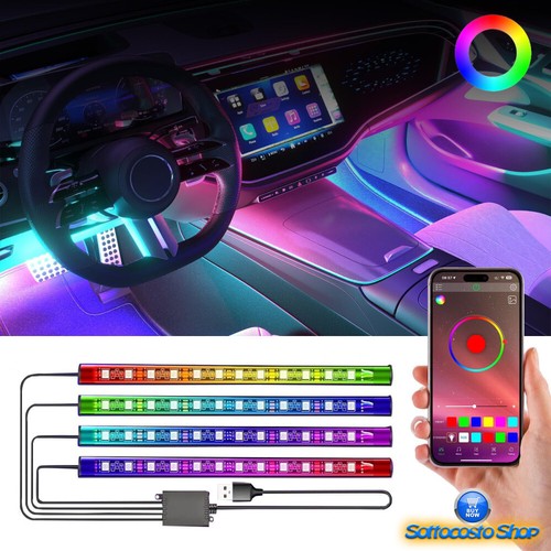 Luci ambientali auto strisce - luci,