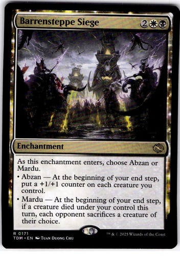 Mtg barrensteppe siege tarkir - mtg,