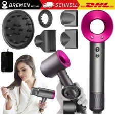 Asciugacapelli professionale 1600W ioni con 5 diffusori asciugacapelli ioni hair dryer