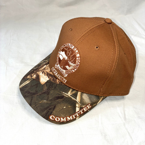 Cappello mimetico marrone rmef - marrone,