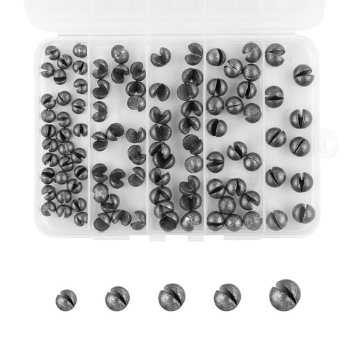 Pesi pesca split shot 100pz - pesi,
