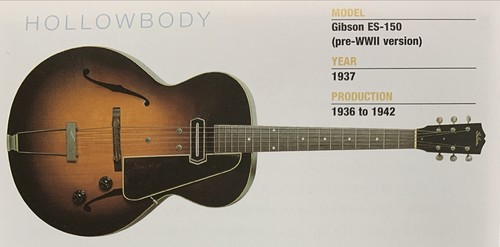 1937 gibson 150 hollow - hollow, body