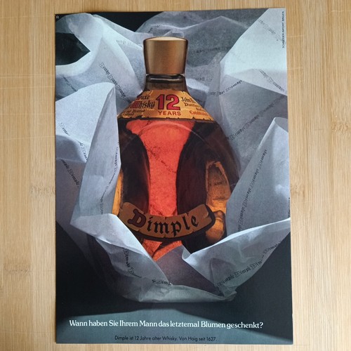 Dimple whisky 1978 - whisky, pubblicità