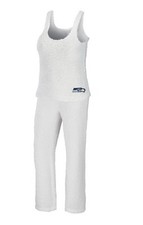 Seattle Seahawks WEAR Women's Cozy Scoop Neck Tank Top & Pants Sleep Set -NWT XL