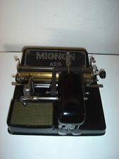 MACCHINA DA SCRIVERE D'EPOCA ANTICA MIGNON AEG MOD. 3 ANNO 1914