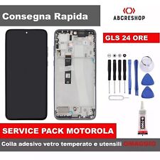 DISPLAY FRAME ORIGINALE SERVICE MOTOROLA EDGE 30 NEO XT2245 SCHERMO NERO O BLU