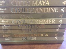 LE GRANDI  CIVILTA 9 VOLUMI -