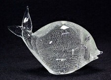 Scultura pesce in vetro di Murano firmata Licio Zanetti
