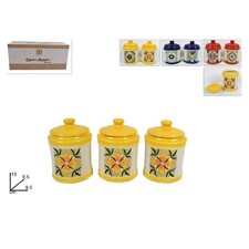 SET 3 PEZZI TRIS BARATTOLI