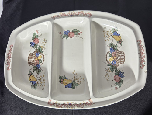 Piatto vintage ceramica diviso - piatto,