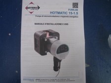 CIRCOLATORE SANITARIO PER RICIRCOLO ACQUA P095.00