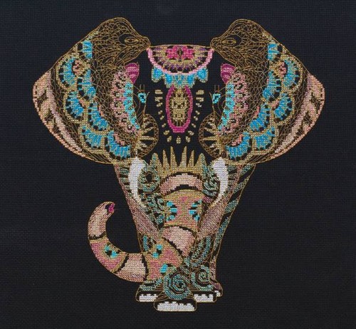 Kit punto croce elefante - croce,