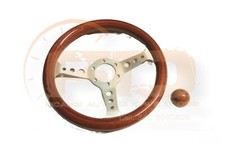 Volante mogano con clacson - volante, in