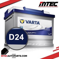 BATTERIA AUTO 60AH D24 VARTA