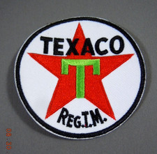 TEXACO Star Benzina Ricamato Iron-On Uniform-Giacca Patch 3"