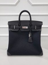 Borsa Hermes Birkin Ota Crois 40 ecrù nera W 128846219