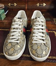 Gucci Ace GG Supreme Gold Bee