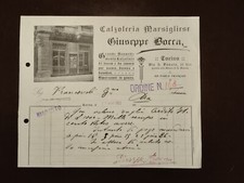 Carta Intestata Torino Calzoleria Marsigliese  1922 QX3422