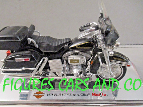 Moto harley davidson - 1/18, 1978