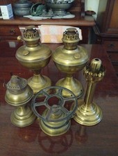 Lotto antiche lampade olio - antiche,