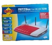 AVM FRITZ!Box Fon WLAN 7270 router DSL telefono DECT rosso