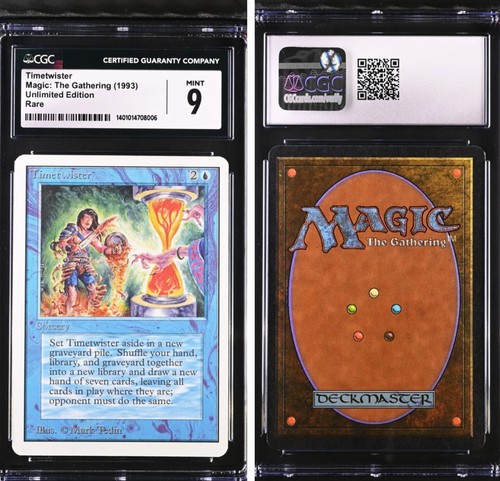 Mtg unlimited timetwister cgc - mtg,